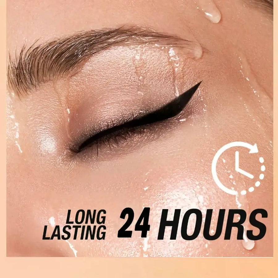 Long lasting waterproof eyeliner effect